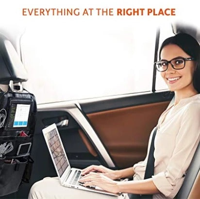 Car Backseat Organizer with Tablet Holder