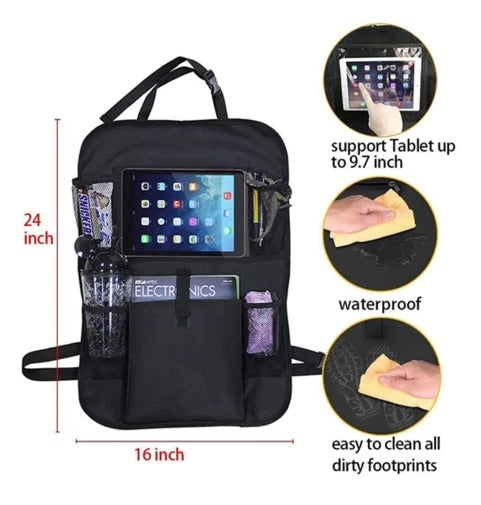 Car Backseat Organizer with Tablet Holder