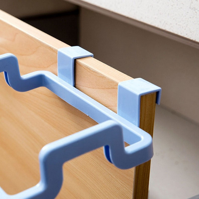 Cabinet-Door Trash Bag Organizer