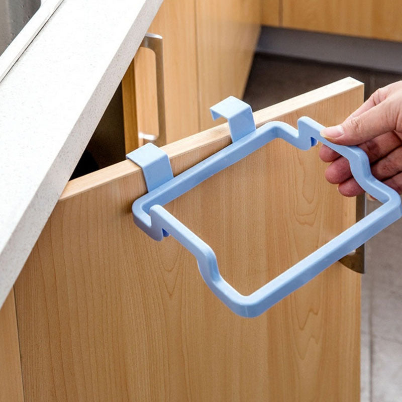 Cabinet-Door Trash Bag Organizer