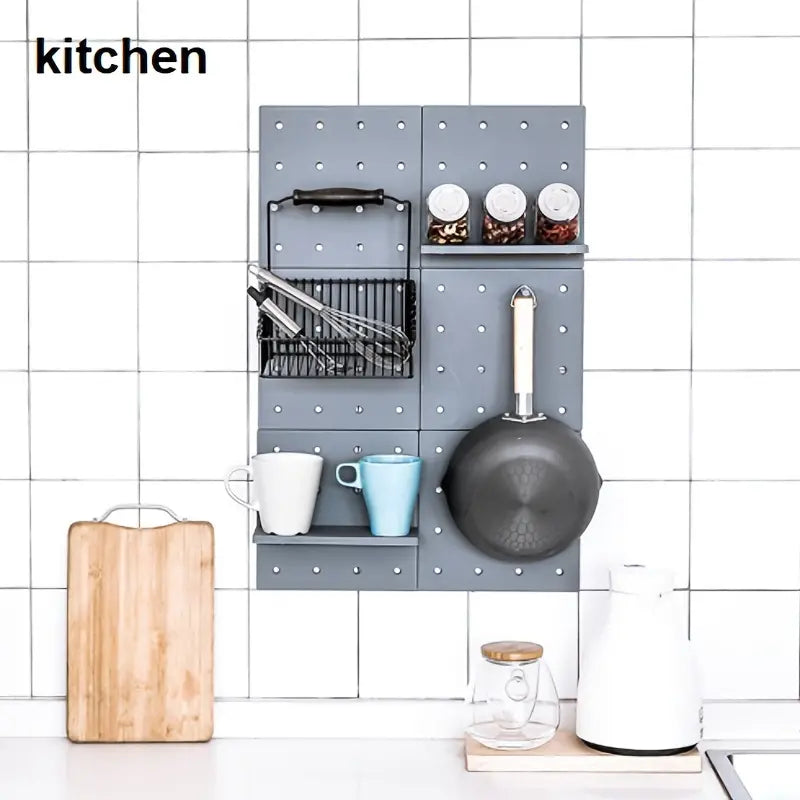 Modular Wall Pegboard Organizer