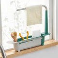 Retractable Sink Rack & Sponge Holder