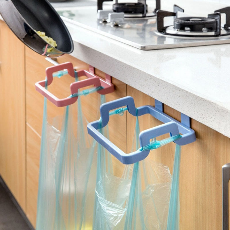 Cabinet-Door Trash Bag Organizer
