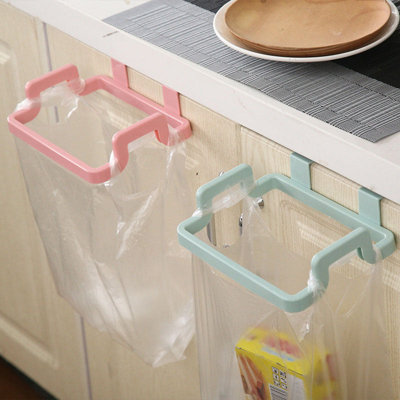 Cabinet-Door Trash Bag Organizer